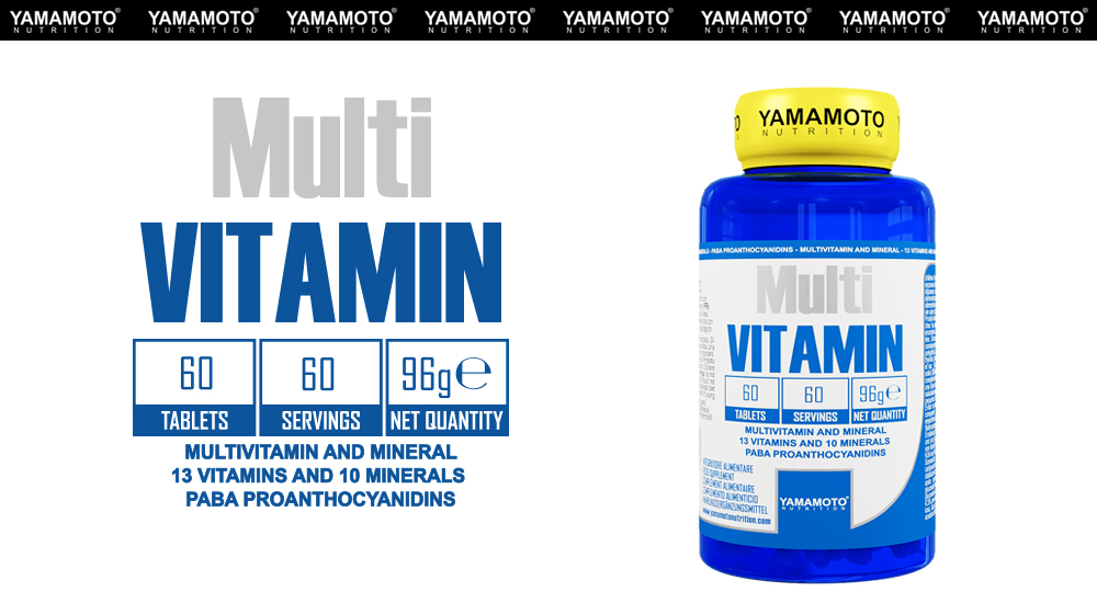 Multi VITAMIN Di YAMAMOTO NUTRITION (60 Compresse)